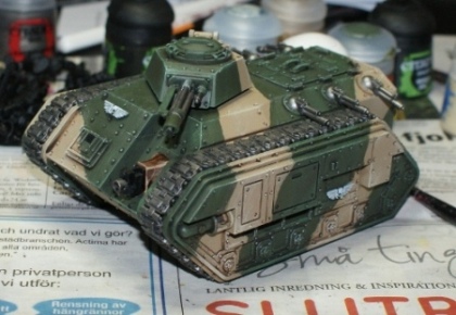Chimeran som den ser ut nu, innan battle damage och markings.